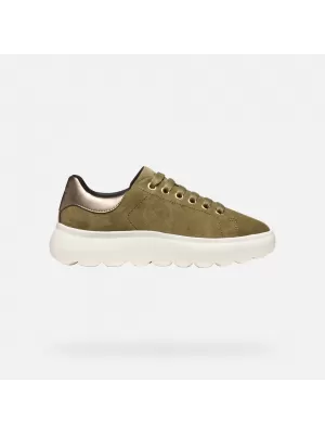 Ženske tenisice GEOX SPHERICA EC4.1 G009311 KAKI