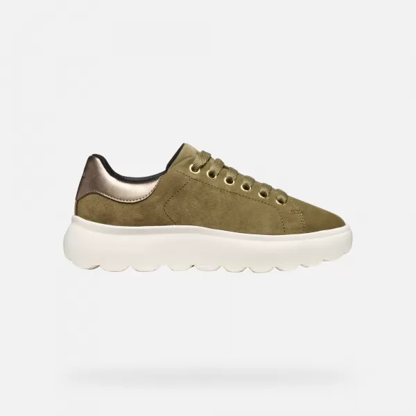  Ženske tenisice GEOX SPHERICA EC4.1 G009311 KAKI 