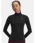 Ženska majica kratkih rukava UNDER ARMOUR UA VANISH SEAMLESS 1/4 ZIP 6000644-003 CRNA
