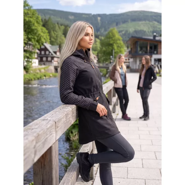  Ženska softshell jakna ALTISPORT GEMEE CRNA 