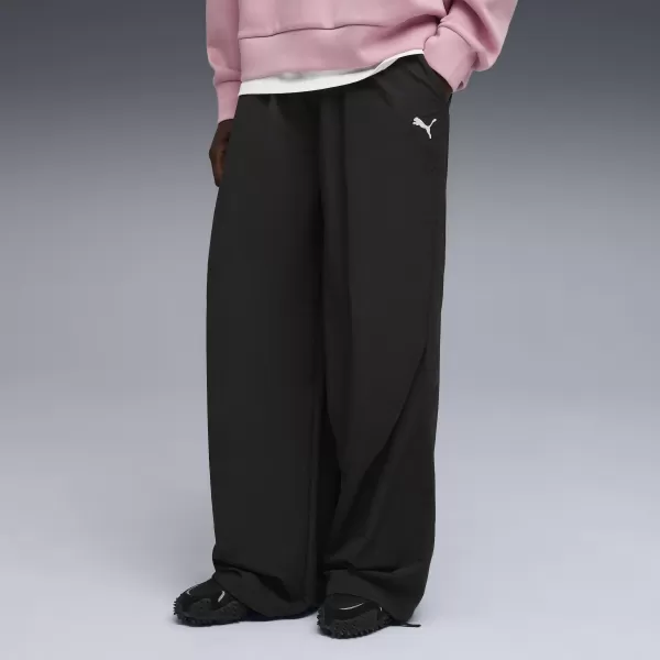  Muške hlače PUMA WARDROBE ESS OVERSIZED PARACHUTE PANTS WV OP 63206801 PUMA CRNA 