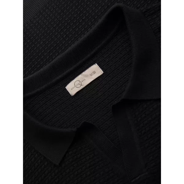  Muški majica OMBRE OM-POSS-0157 CRNI 
