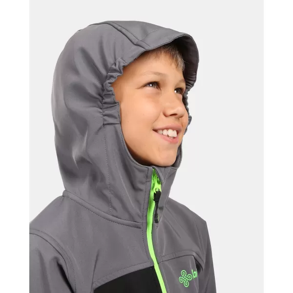  Dječja softshell jakna KILPI RAVIO-J ZJ0105KI CRNI 