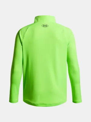 Majica za dječake UNDER ARMOUR UA TECH 2.0 1/2 ZIP 1363286-389 ZELENA