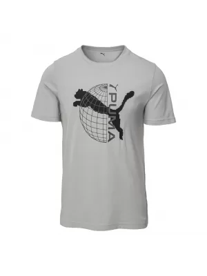 Košulja PUMA TECH GRAPHIC TEE 63219263 SIVI ODJEK
