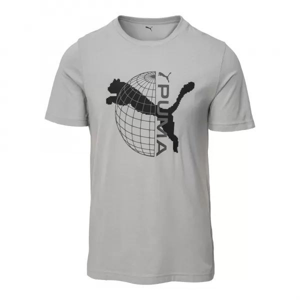  Košulja PUMA TECH GRAPHIC TEE 63219263 SIVI ODJEK 