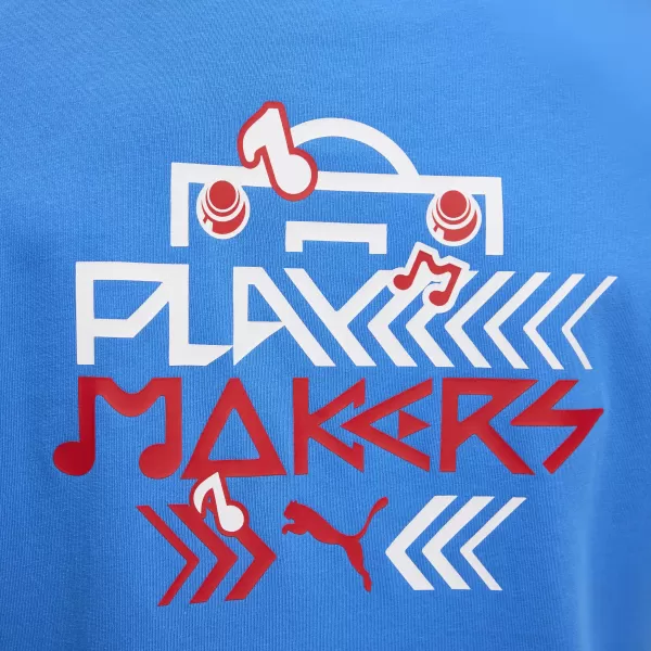  Košulja PUMA NEYMAR JR PLAYMAKER TEE 66032110 PUMA TEAM ROYAL/PUMA RED 