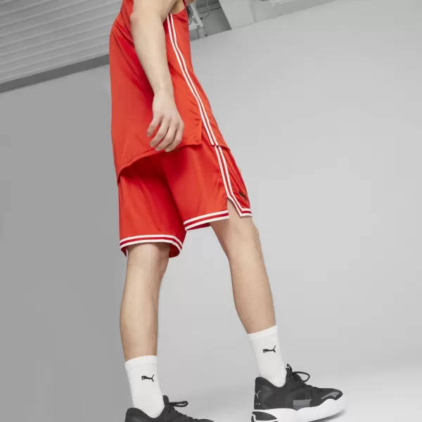  Kratke hlače PUMA HOOPS TEAM GAME SHORT 67662904 PUMA RED 