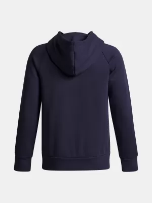 Trenirka za dječake UNDER ARMOUR UA RIVAL FLC FLAMIN WDMRK HD 6003781-403 PLAVA
