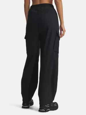 Ženske sportske hlače UNDER ARMOUR UA UNSTOPPABLE RSTOP CARGO 6007025-001 CRNA