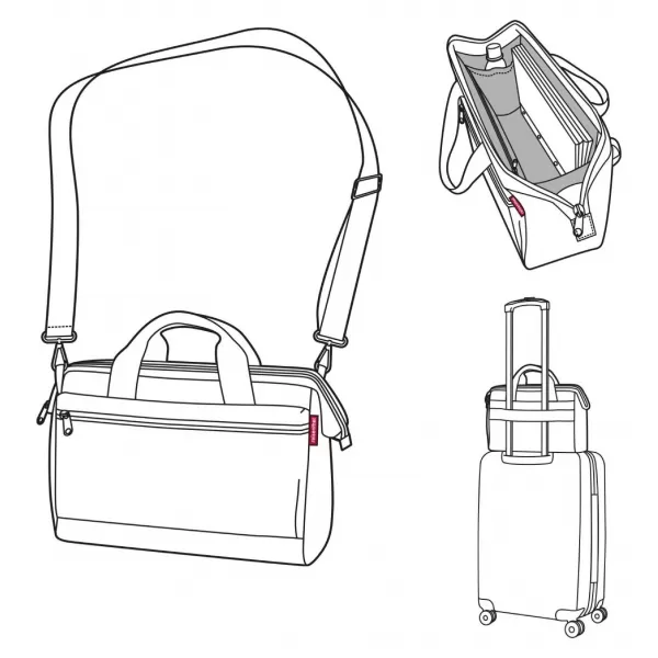  torba REISENTHEL ALLROUNDER S POCKET RIBLJA KOST TAMNOPLAVA 