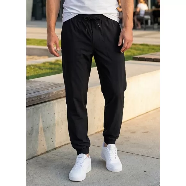  Muške hlače ALTISPORT ATS JOGGER CLASSIC - FIT CRNA 