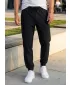 Muške hlače ALTISPORT ATS JOGGER CLASSIC - FIT CRNA