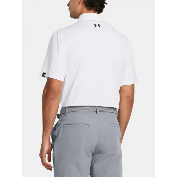  Muška majica kratkih rukava UNDER ARMOUR UA T2G POLO LB 1383255-100 BIJELA 