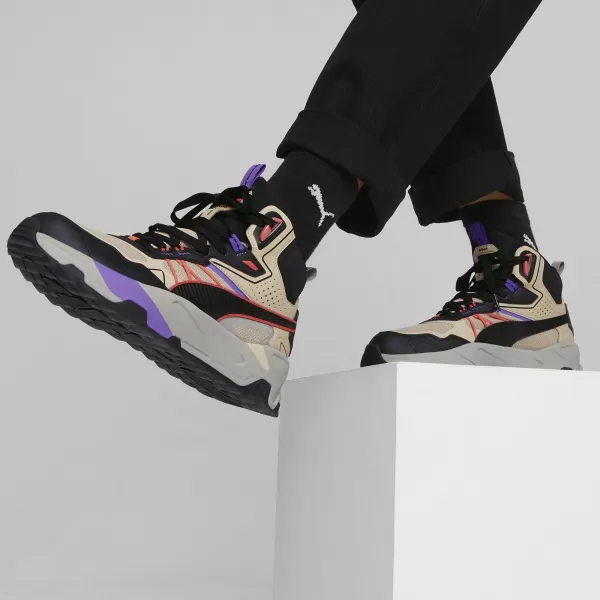  Čizme PUMA TRINITY MID HYBRID 39232703 GRANOLA/CRNI/VATRENI KORALJ 