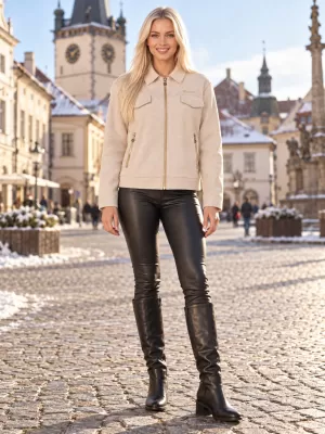 Ženska majica KIXMI VERITY BEŽ