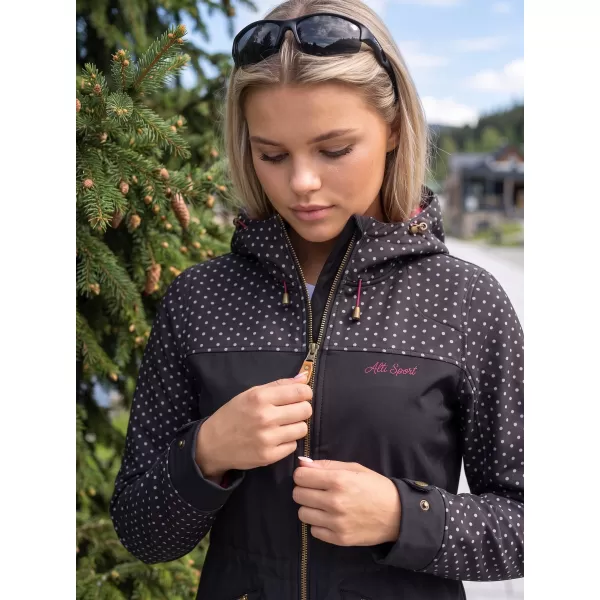  Ženska softshell jakna ALTISPORT GEMEE CRNA 