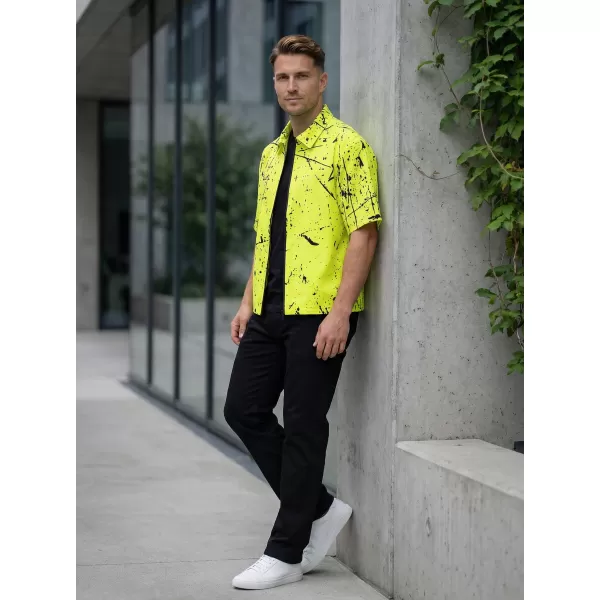  Muška vrhunska košulja ALTISPORT VOJ/ALM034KOS01 NEON ŽUTA 