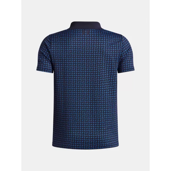  Majica za dječake UNDER ARMOUR UA MATCHPLAY PRINTED POLO 1377349-411 PLAVA 
