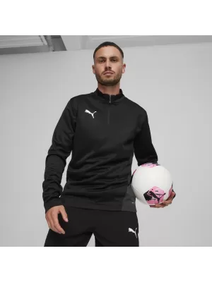 Košulja PUMA TEAMGOAL TRAINING 1/4 ZIP TO 658629_03 PUMA CRNO/BIJELO/TAMNO SIVO