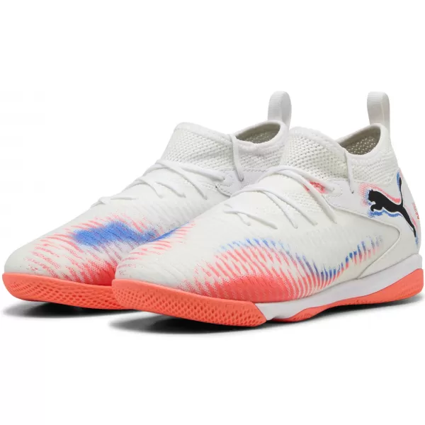  Dječje cipele PUMA FUTURE 8 MATCH IT + MID JR 10861701 WHITE/ BIJELA/PUMA CRNO/BLISTAVO CRVENO 