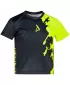 Dječja premium funkcionalna majica ALTISPORT VOJ/ALM112TR01 CRNO-FLUO ŽUTA