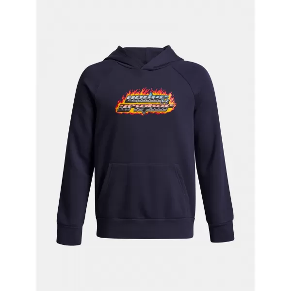  Trenirka za dječake UNDER ARMOUR UA RIVAL FLC FLAMIN WDMRK HD 6003781-403 PLAVA 