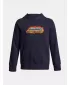 Trenirka za dječake UNDER ARMOUR UA RIVAL FLC FLAMIN WDMRK HD 6003781-403 PLAVA