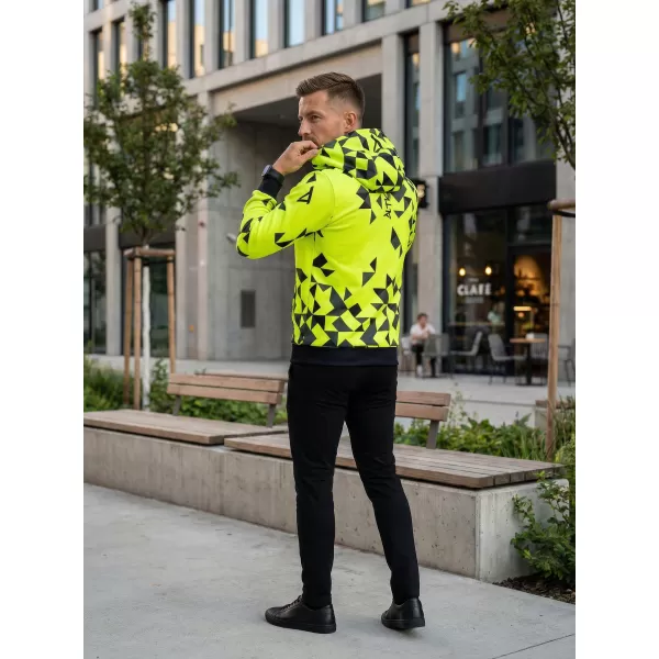 Muška premium funkcionalna majica ALTISPORT VOJ/ALM108MI01 NEON ŽUTA 