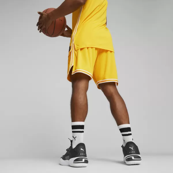  Kratke hlače PUMA HOOPS TEAM GAME SHORT 67662905 CYBER ​​ŽUTA 