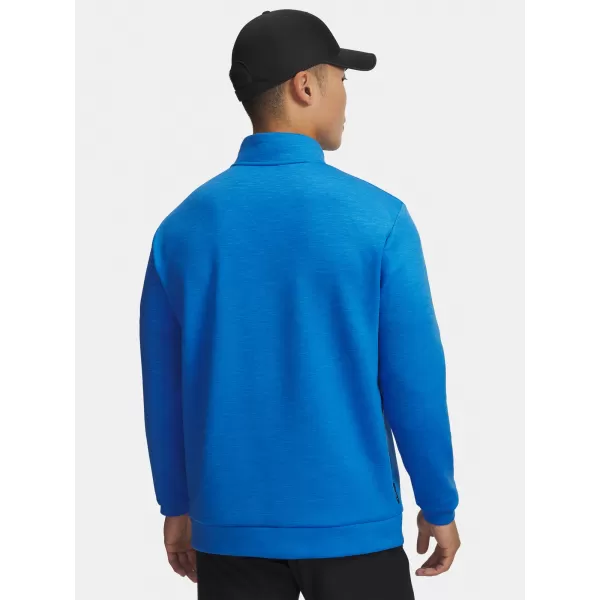  Muški sweatshirt UNDER ARMOUR UA DRIVE MIDLAYER PULLOVER 1387124-402 PLAVA 