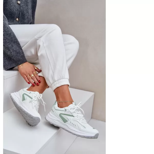  Ženske sportske cipele BIG STAR NN274A095 WHITE/MATTE Big Star Shoes 