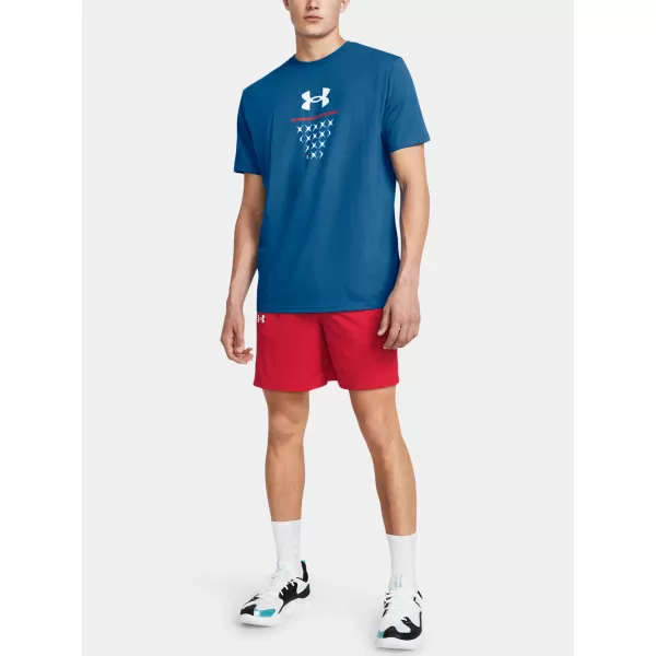  Muške kratke hlače UNDER ARMOUR UA BASELINE SHORT 1383389-600 CRVENA 