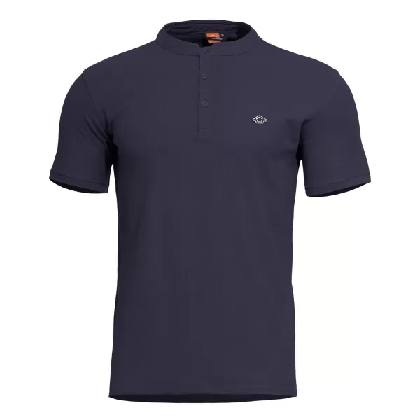  majica PENTAGON LEVANTES HENLEY T-SHIRT K09025 TAMNOPLAVA 