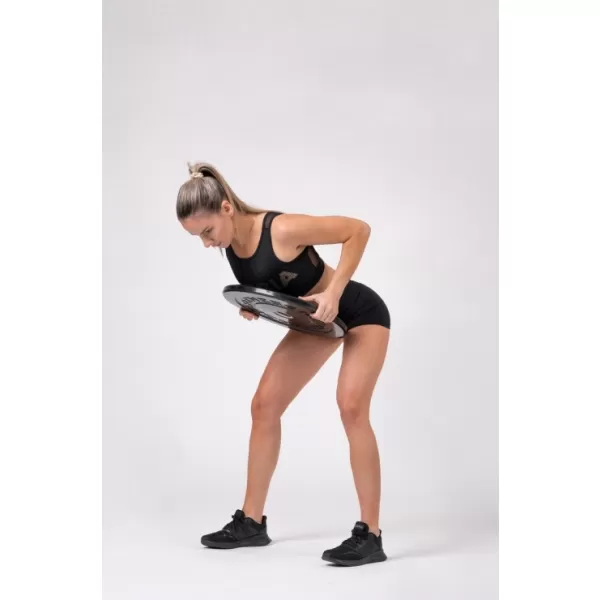  Zlatni mrežasti mini top 830 BLACK Nebbia 