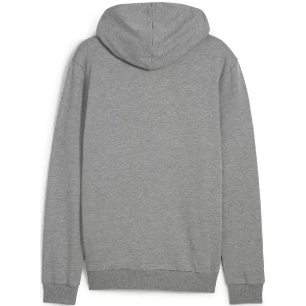  Jakna PUMA TEAMGOAL CASUALS HOODED JACK 658595_33 SREDNJE SIVO OD HEATHER/BIJELO 