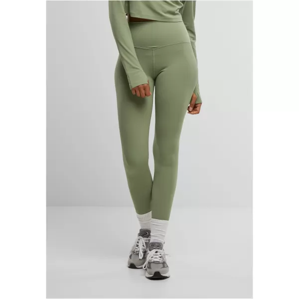  Ladijske hlače URBAN CLASSICS TB7804 MATCHA ZELENA 
