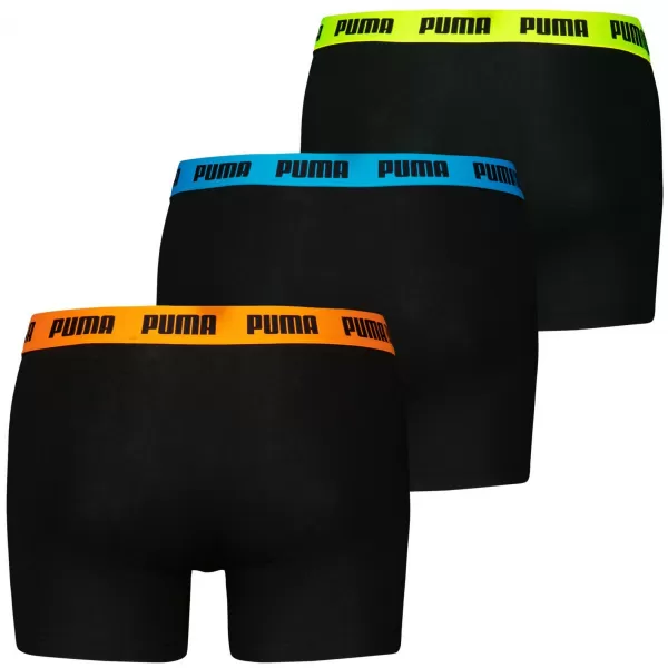  Bokser PUMA MEN EVERYDAY BOXER 3P 93832706 CRNE/RAZNOLIKE BOJE LOGOTIPA 