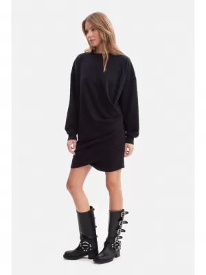 Haljina BEWEAR B298 CRNA