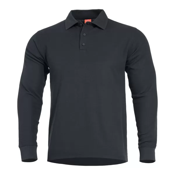  majica PENTAGON ANIKETOS LONG POLO K09013 CRNA 