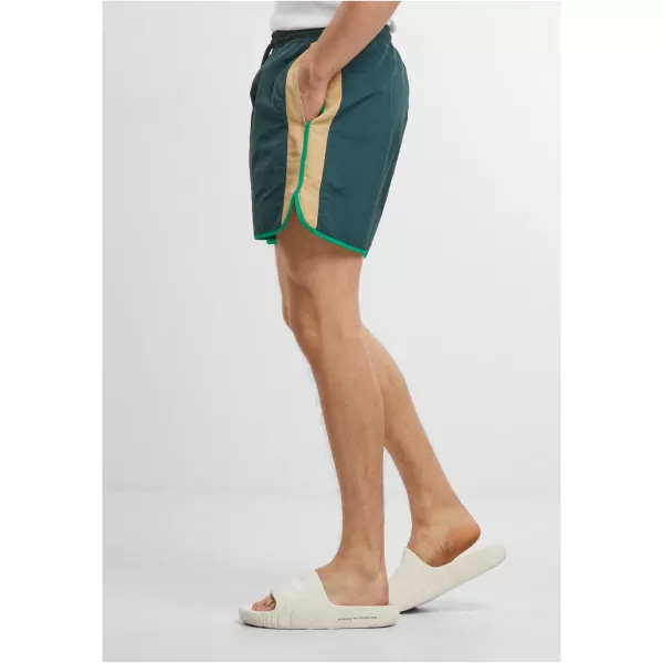  Muške kratke hlače za plivanje URBAN CLASSICS TB7348 TAMNOZELENE BOJE 