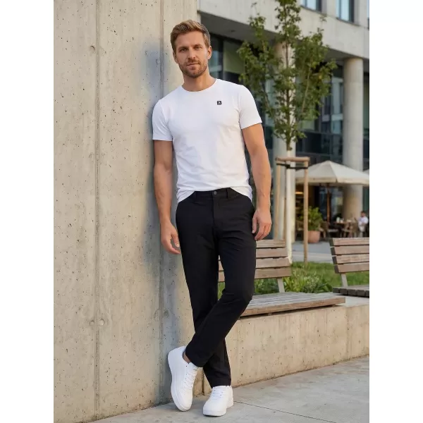  Muške hlače ALTISPORT ATS TROUSER SLIM-FIT CRNA 