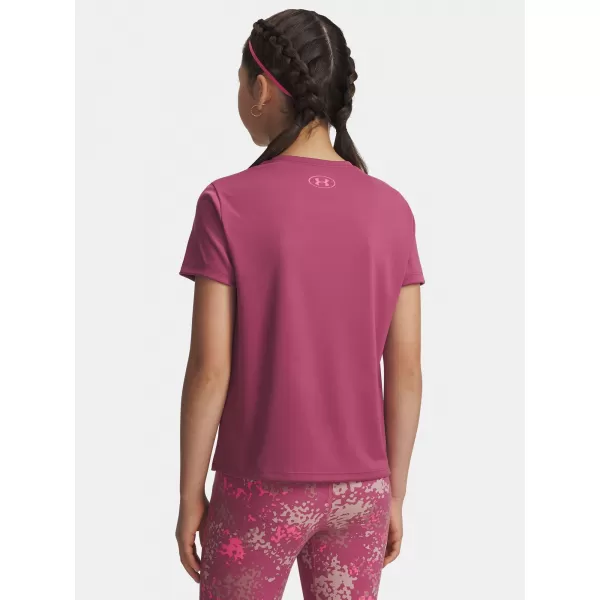  Majica za djevojčice UNDER ARMOUR TECH VARSITY GRAPHIC SS 6007917-659 CRVENA 