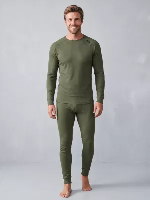 Muški termo set ALTISPORT GAIN KAKI/CRNA