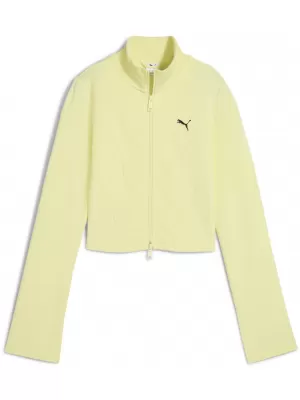Ženska jakna PUMA DARE TO SLIM CROPPED TRACK JACKET 63214635 ZLATNI MJESEC