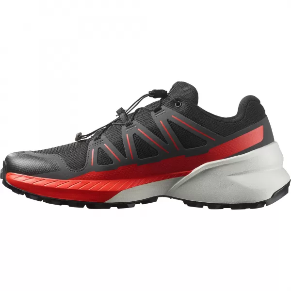  Muške cipele SALOMON SPEEDCROSS PEAK CRNO/ASFALT/VATRENO CRVENO 