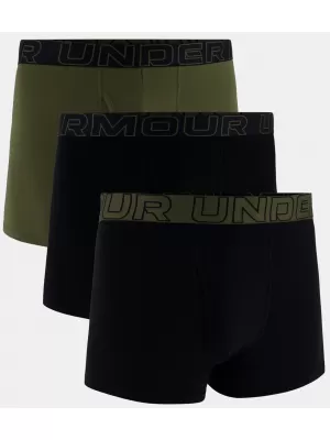 Muške bokserice UNDER ARMOUR M UA PERF COTTON (3KS) 1383891-005 CRNA W/MARINE OD