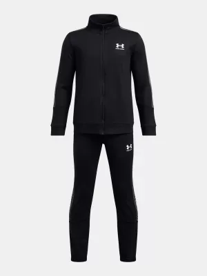 Dječački komplet UNDER ARMOUR UA B ICON KNIT TRACKSUIT 1390295-001 CRNA