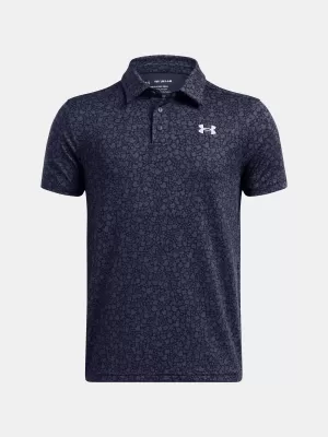 Majica za dječake UNDER ARMOUR UA PLAYOFF PRINTED POLO 1382681-413 PLAVA