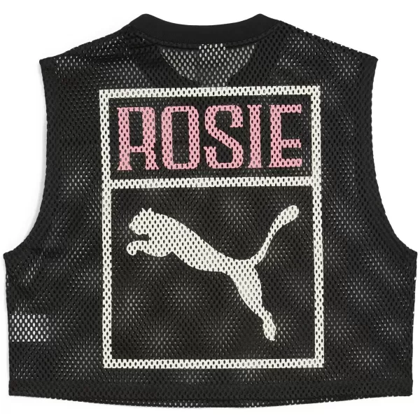  Vrh spremnika PUMA X ROSÉ RELAXED MESH TOP 63380401 PUMA CRNA 